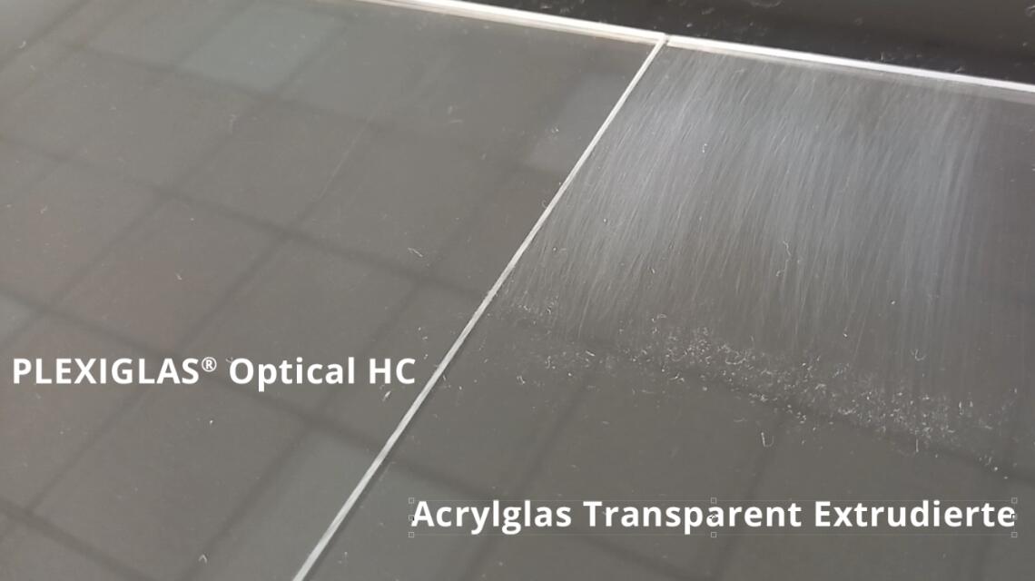 PLEXIGLAS® Optical HC – kratzerfreies Plexiglas!